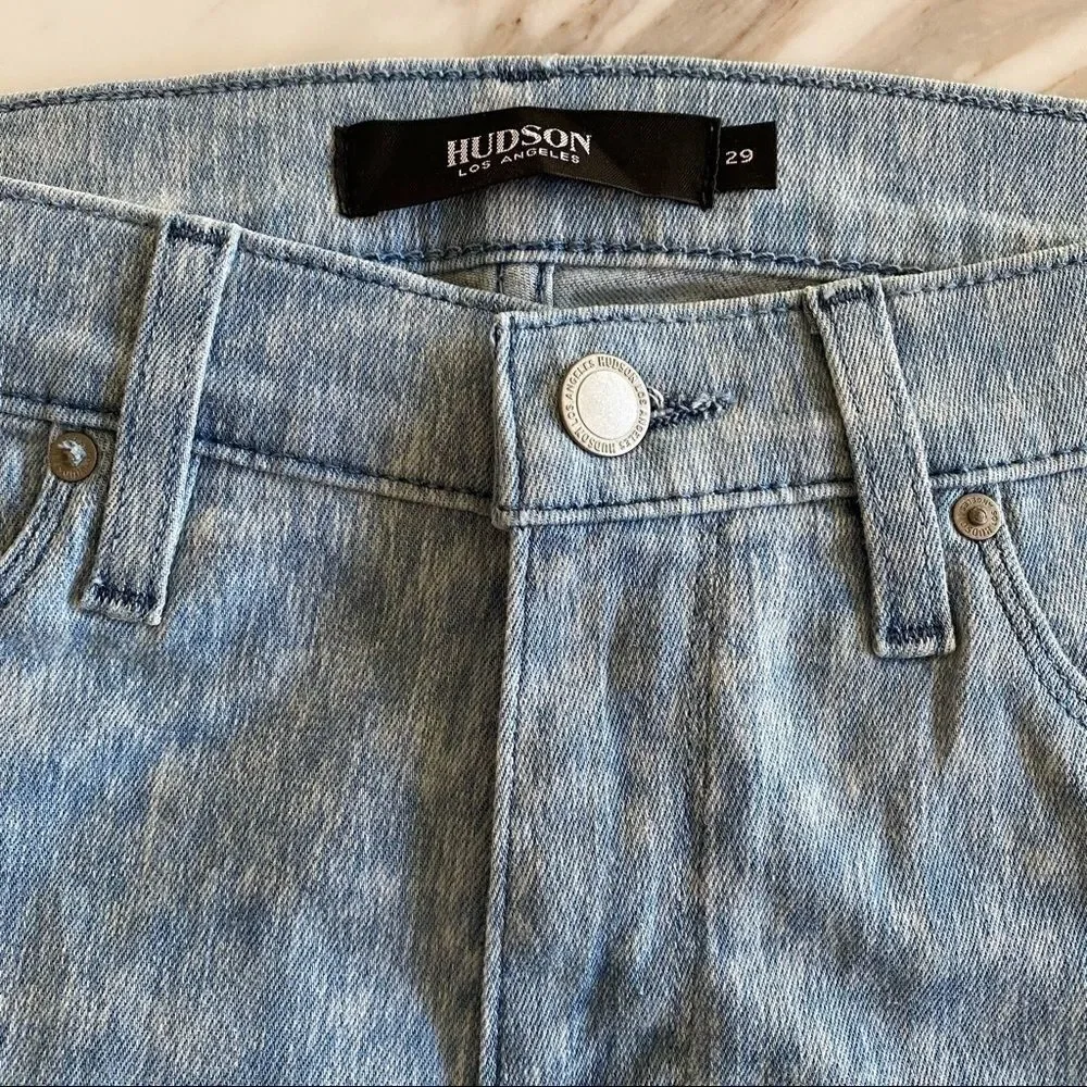 Hudson Jeans Mid-rise Nico Ankle Jeans in Blue Vapor Wash NWT 29 - Picture 8 of 11